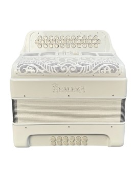 Acordeón Realeza 3S Blanco